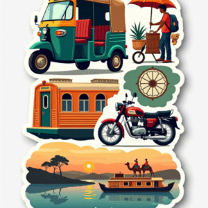 Travel & Exploration - Sticker Sheet v9